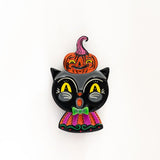 Black Cat & Kinny Brooch Johanna Parker X Lipstick & Chrome