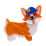 Susan the Corgi Brooch