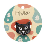 Cat Head Mini Brooch