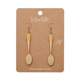 Spoon, Please! Drop Earrings - Gold