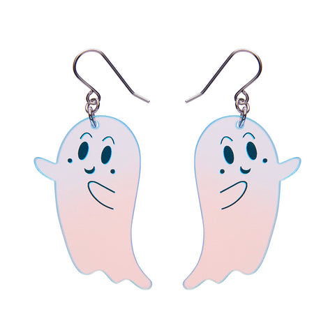 Ghost Drop Earrings - Iridescent