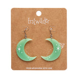 Half Moon Drop Earrings - Glow in the Dark