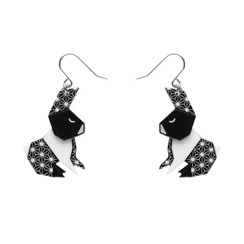 Cuddle Bunny Drop Earrings ORIGAMI