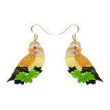 Wondrous Warbler Drop Earrings