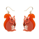 Cheeky Squirrel Drop Earrings