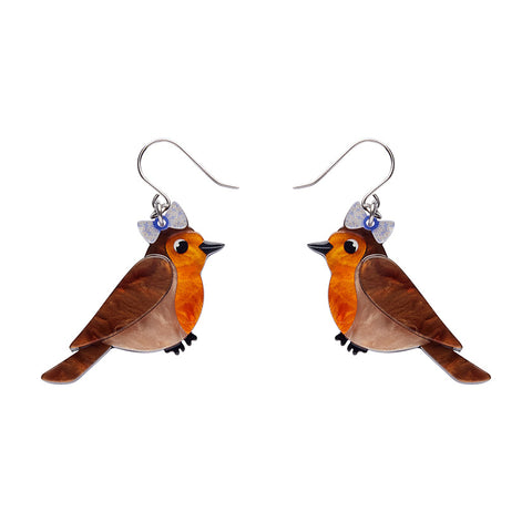 Rosie the Robin Drop Earrings