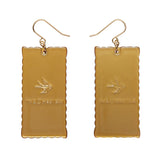 Golden Ticket Drop Earrings