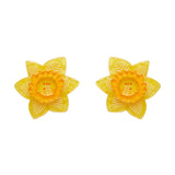 Delightful Daffodil Stud Earrings