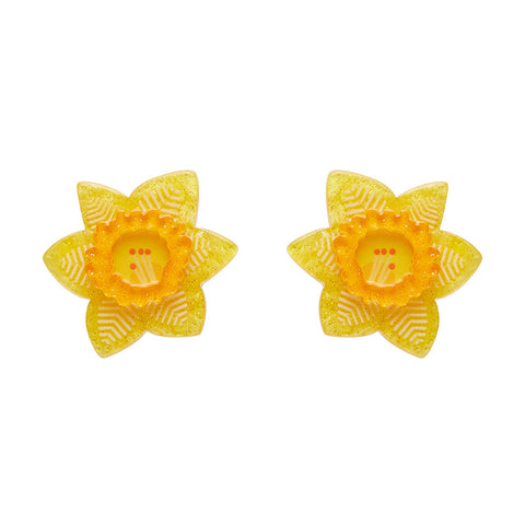 Delightful Daffodil Stud Earrings