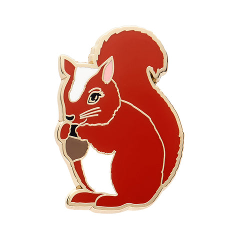 Cheeky Squirrel Enamel Pin