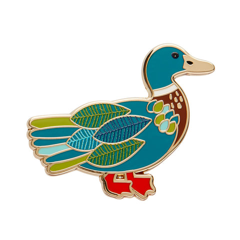 Mighty Mallard Enamel Pin