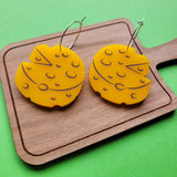 Cheese Earrings