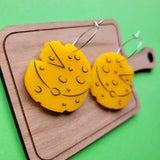 Cheese Earrings