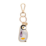 The Promising Penguin Enamel Key Ring