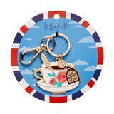 Fancy a Cuppa Enamel Key Ring