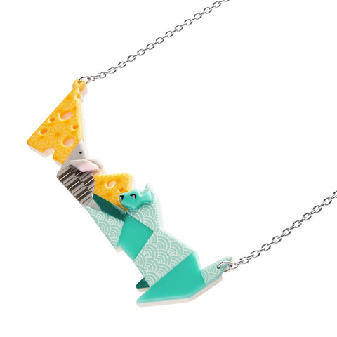 Cat and Mouse Necklace ORIGAMI