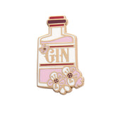 Pink Gin Party Enamel Pin