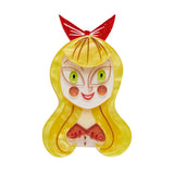 A Curiouser & Curiouser Alice Brooch